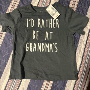 I’d rather be at grandmas tshirt size 18-24 months